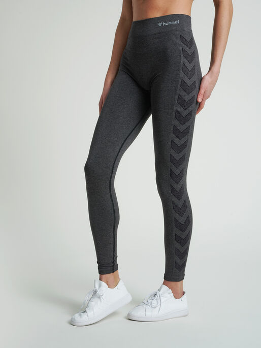 Fæstning stå på række plasticitet hummel CI SEAMLESS MID WAIST TIGHTS - BLACK MELANGE | hummel.net