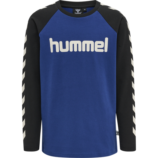 hummel BOYS T-SHIRT L/S - SODALITE BLUE