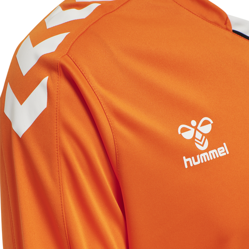 hmlCORE XK POLY JERSEY L/S, ORANGE TIGER hmlCORE XK POLY JERSEY L/S, ORANGE TIGER, packshot