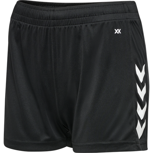 hmlCORE XK POLY SHORTS WOMAN, BLACK hmlCORE XK POLY SHORTS WOMAN, BLACK, packshot