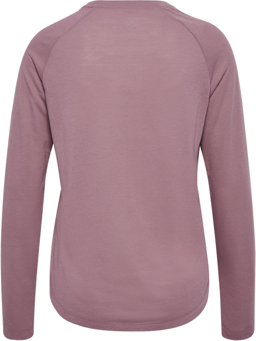 hmlMT VANJA T-SHIRT L/S, GRAPE SHAKE, packshot