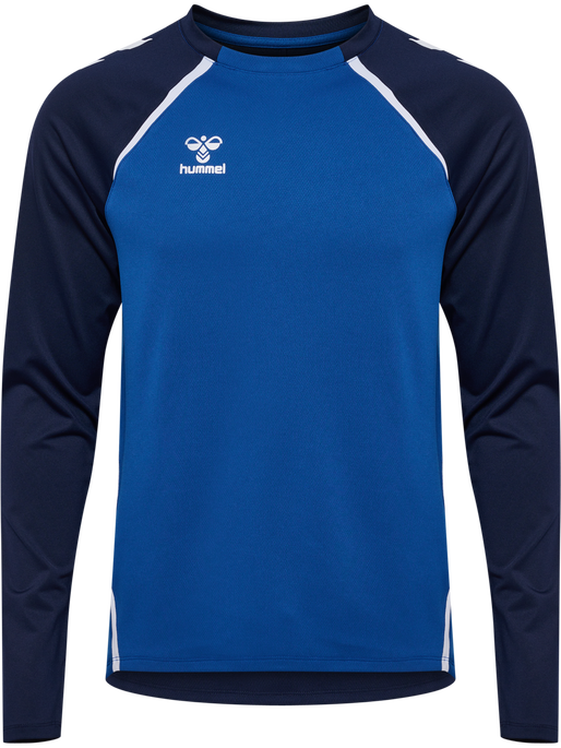 hmlLEAD 2.0 CREW SWEAT, TRUE BLUE/MARINE, packshot