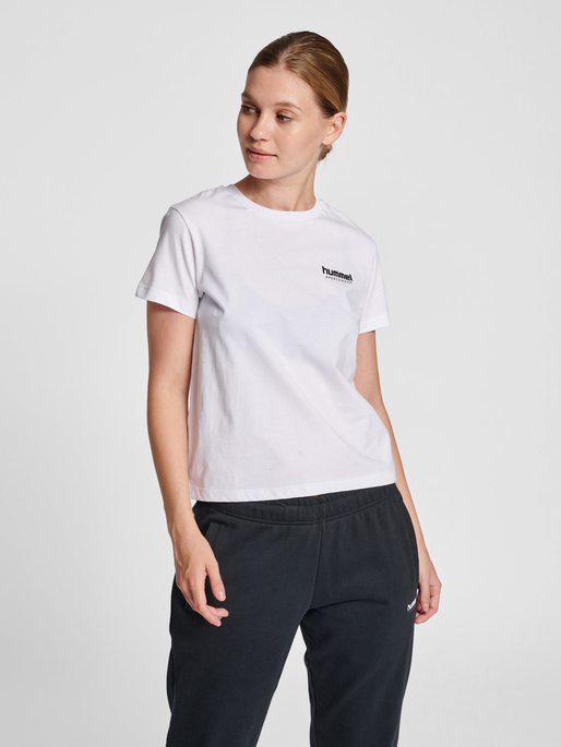 hummel LGC KRISTY SHORT T-SHIRT - WHITE