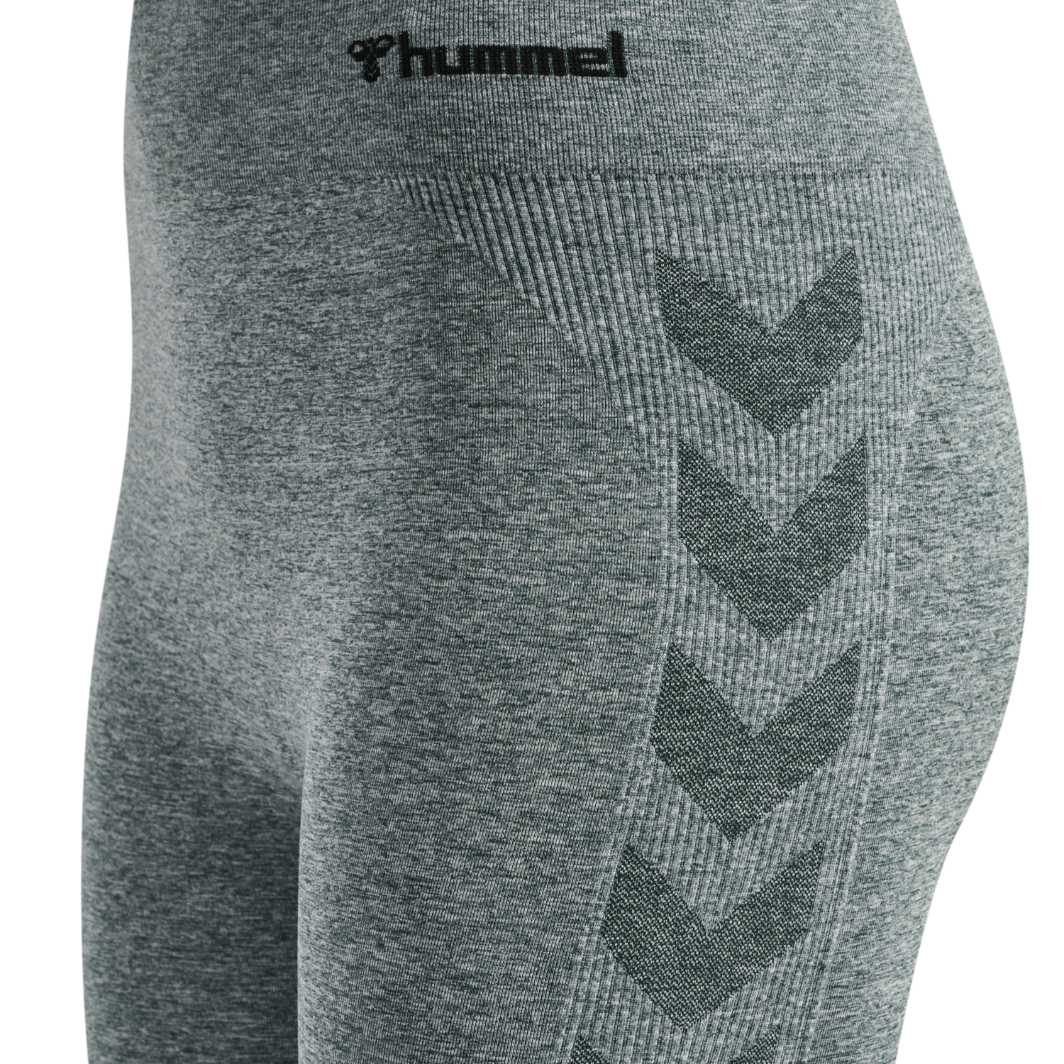 hmlCI SEAMLESS MID WAIST TIGHTS, DARKEST SPRUCE MELANGE, packshot