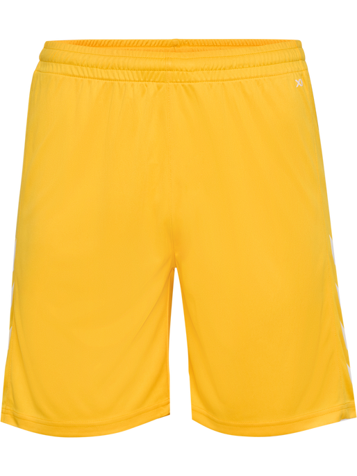 hmlCORE XK POLY SHORTS, SPORTS YELLOW hmlCORE XK POLY SHORTS, SPORTS YELLOW, packshot