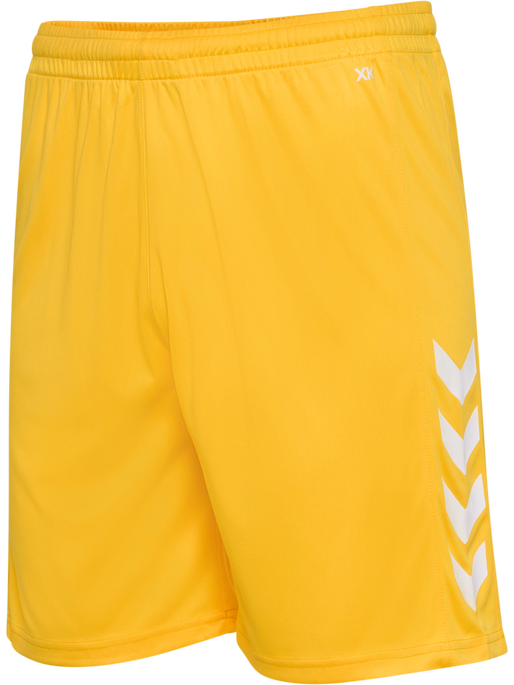 hmlCORE XK POLY SHORTS, SPORTS YELLOW hmlCORE XK POLY SHORTS, SPORTS YELLOW, packshot