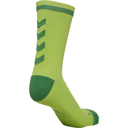 ELITE INDOOR SOCK LOW PA, DARK CITRON/MYRTLE, packshot