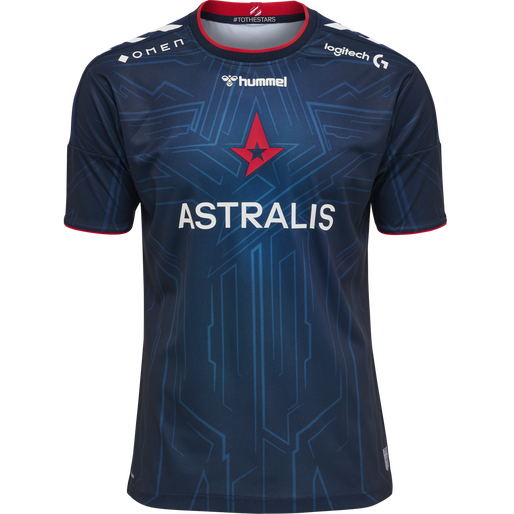 ASTRALIS 21/22 GAME JERSEY KIDS, MARINE/SPONSOR, packshot