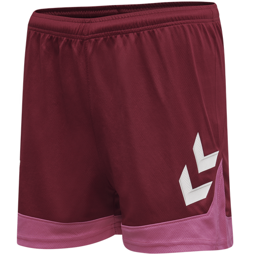 hummel LEAD WOMENS POLY SHORTS - RED |