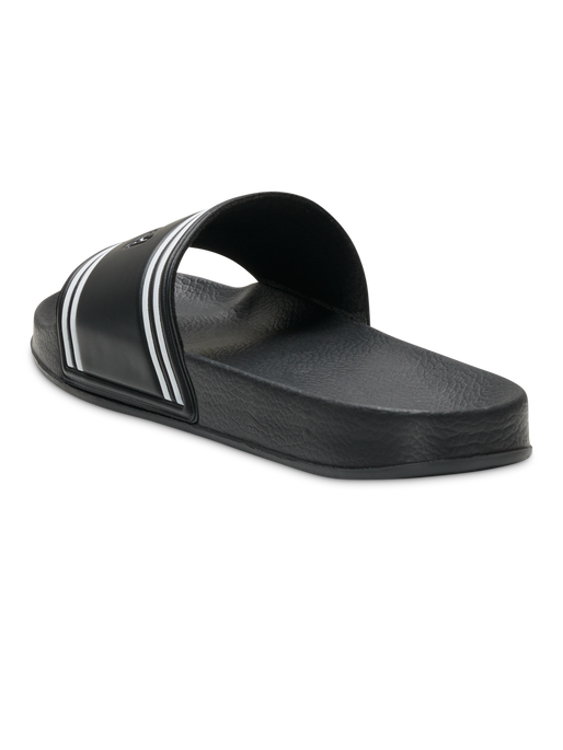 POOL SLIDE RETRO, BLACK/WHITE, packshot