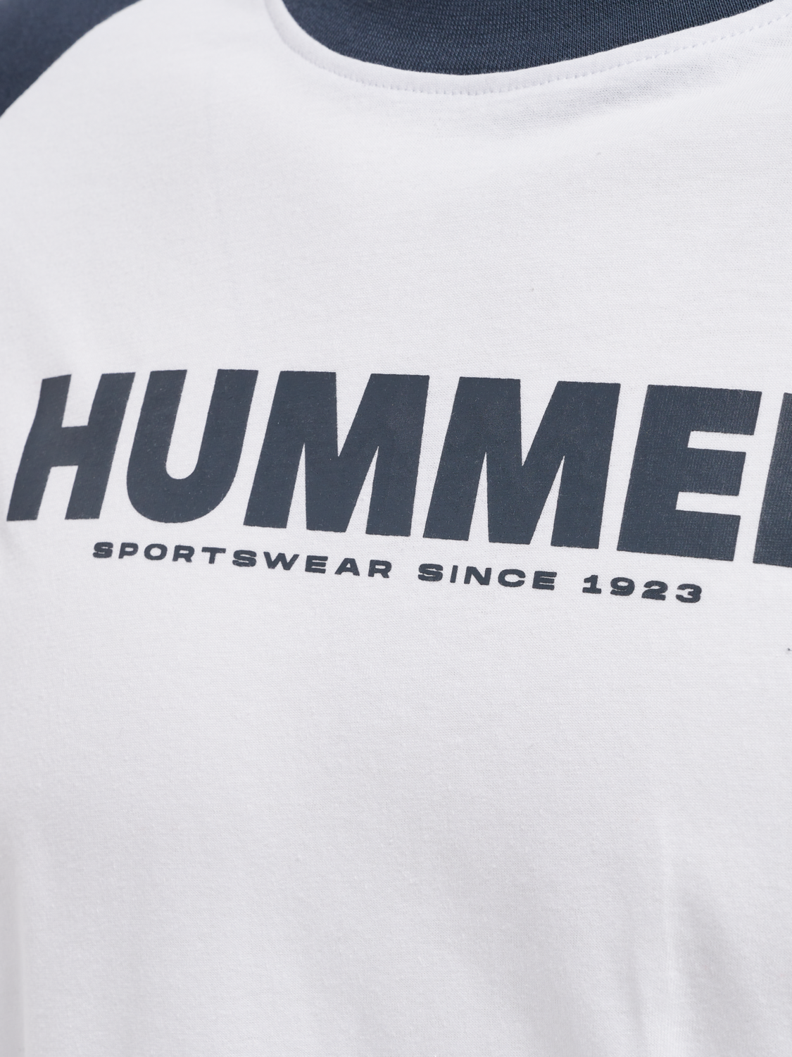 hmlLEGACY BLOCKED T-SHIRT, WHITE, packshot