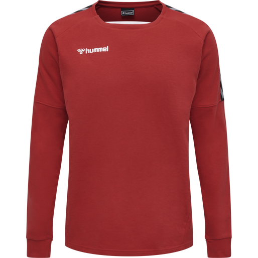 hmlAUTHENTIC TRAINING SWEAT, TRUE RED, packshot