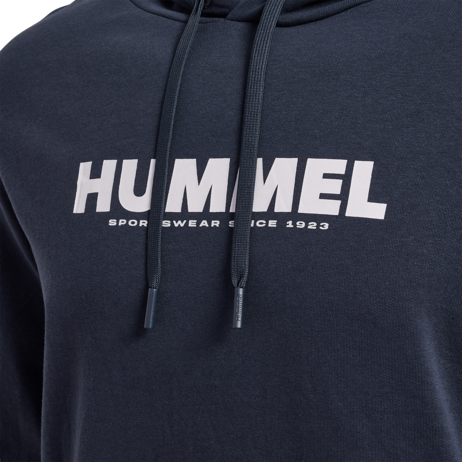hmlLEGACY LOGO HOODIE PLUS, BLUE NIGHTS, packshot