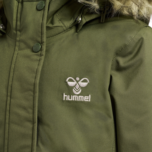 hmlALMA TEX COAT, OLIVE NIGHT, packshot