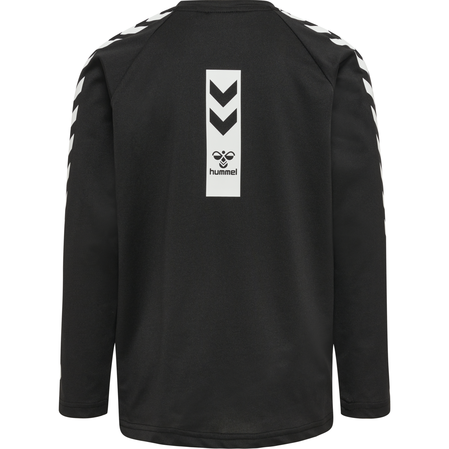 hmlFLYING CHAMPION T-SHIRT L/S, BLACK, packshot