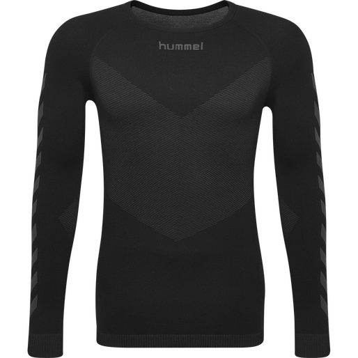 HUMMEL FIRST SEAMLESS JERSEY L/S K, BLACK HUMMEL FIRST SEAMLESS JERSEY L/S K, BLACK, packshot