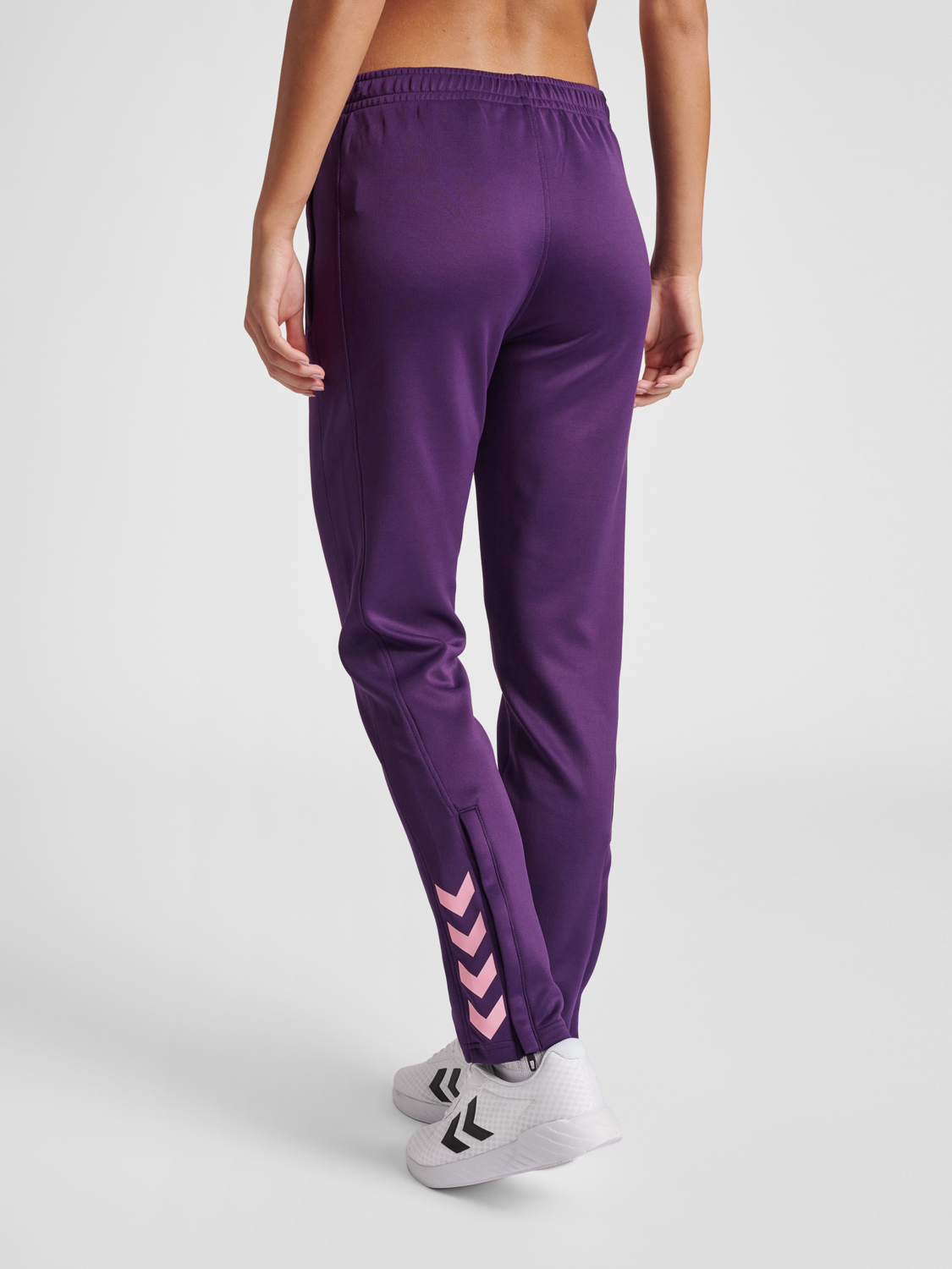 hummel CORE XK POLY PANTS WOMAN - ACAI 