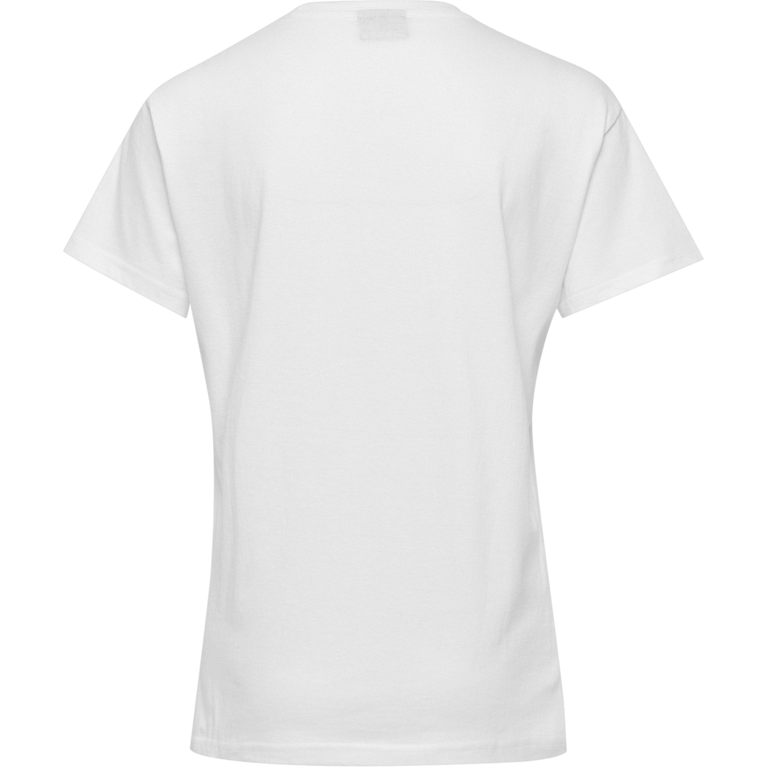 HMLGO COTTON LOGO T-SHIRT WOMAN S/S, WHITE, packshot