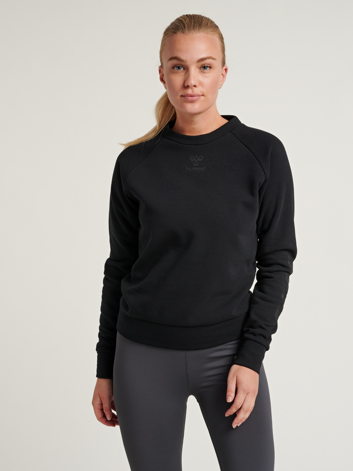 soft black sweatshirt