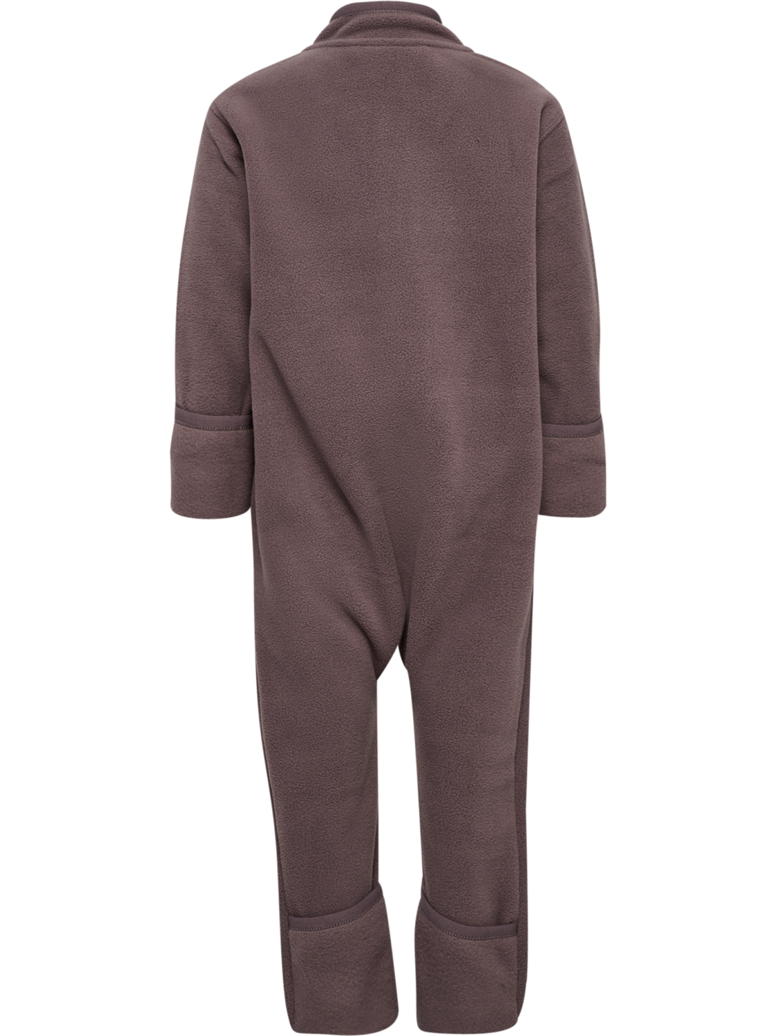 hmlMINI FLEECE ZIP SUIT BEE, PEPPERCORN, packshot