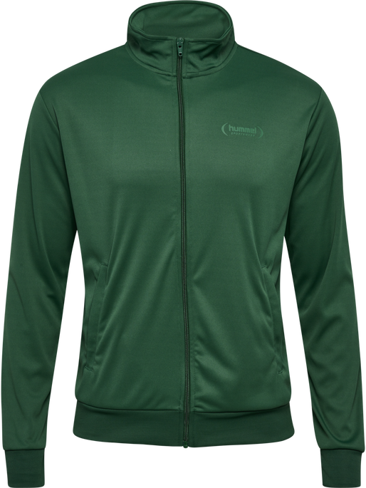 hmlFELIX  POLY TRACKSUIT SET, DARK GREEN hmlFELIX  POLY TRACKSUIT SET, DARK GREEN, packshot