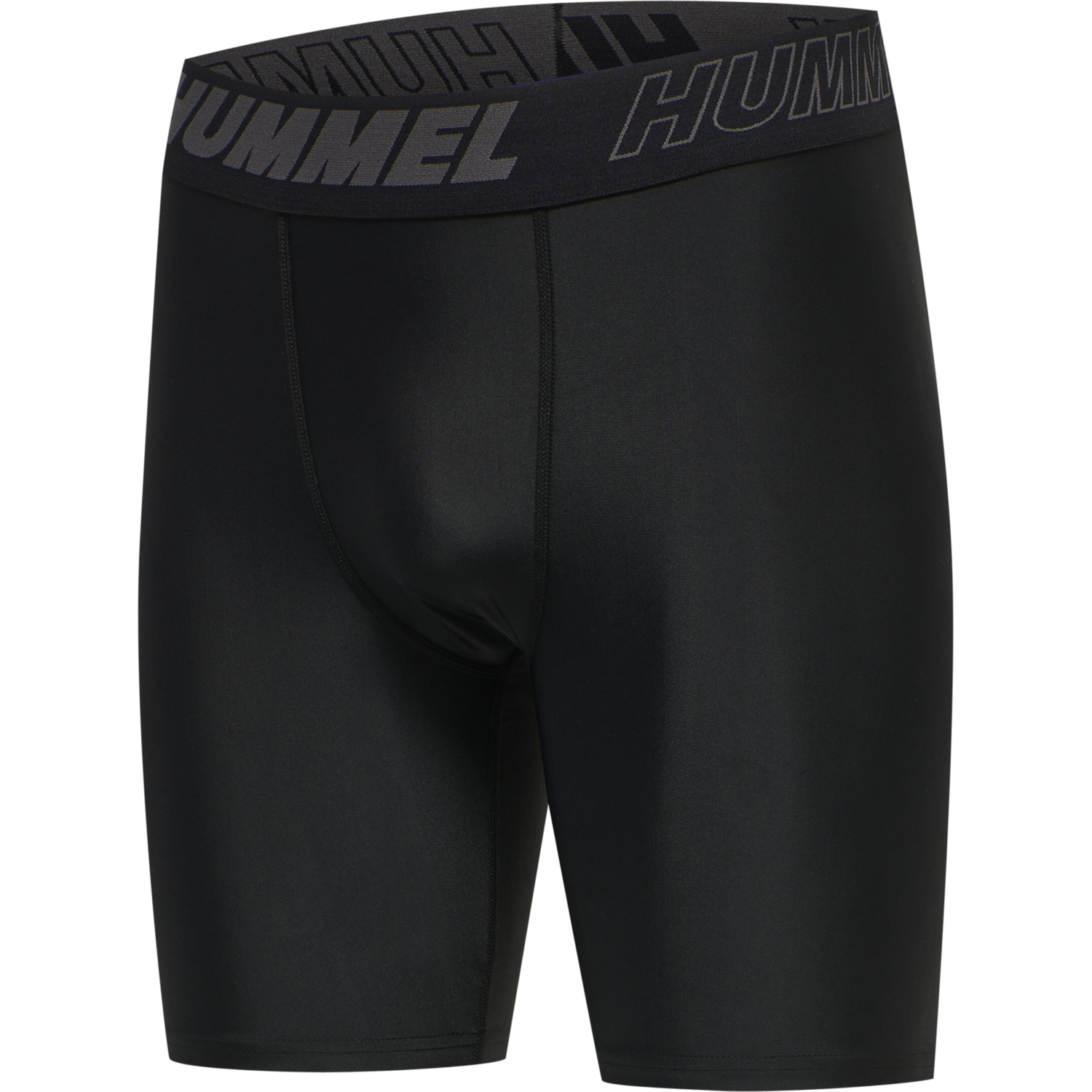 hmlTE TOPAZ 2-PACK TIGHT SHORTS, BLACK/INSIGINA BLUE, packshot