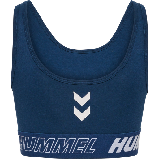 hmlTE MAJA 2-PACK COTTON SPORTS TOP, BLACK/INSIGINA BLUE, packshot