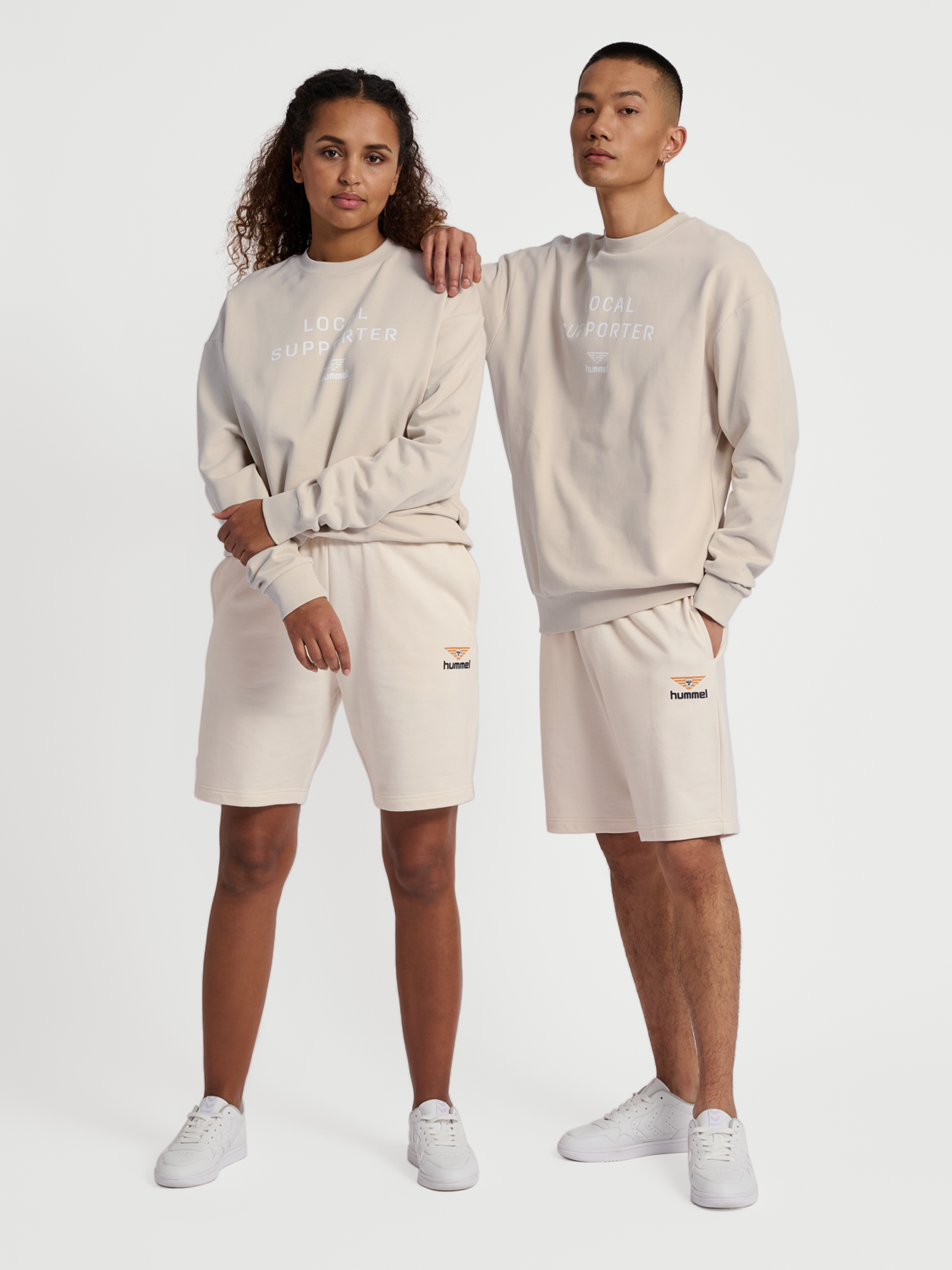 hummel HIVE OWEN SWEATSHIRT - FOG 