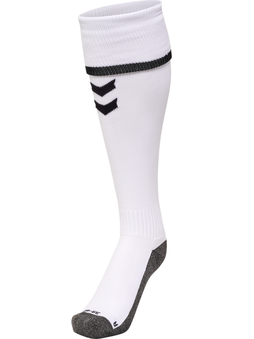 hmlCORE FOOTBALL SOCKS, WHITE/BLACK, packshot