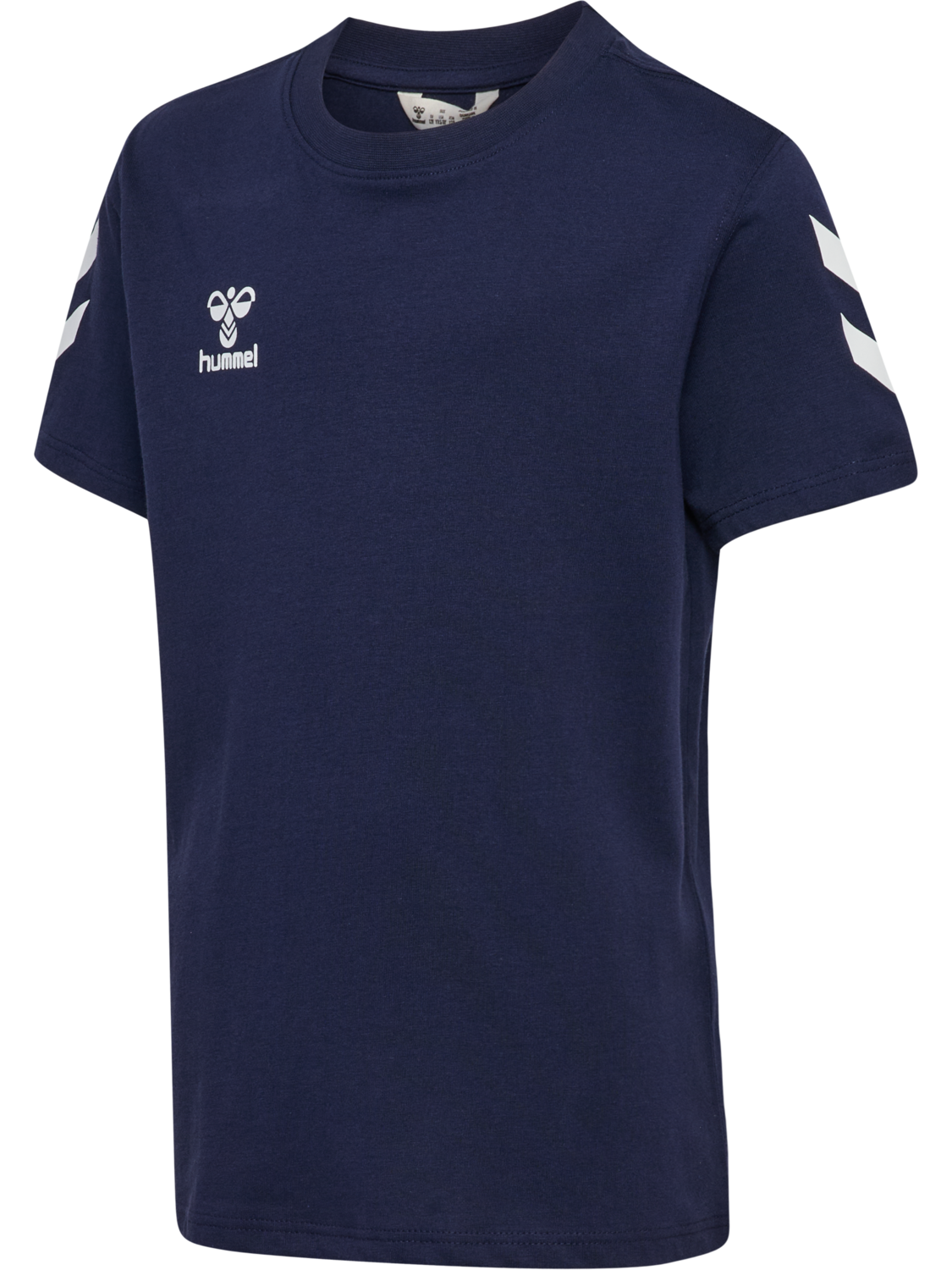 hmlGO 2.0 CHEVRON T-SHIRT S/S KIDS, MARINE, packshot