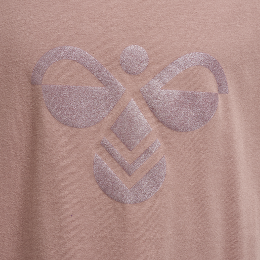 hmlDIEZ T-SHIRT S/S, WOODROSE, packshot