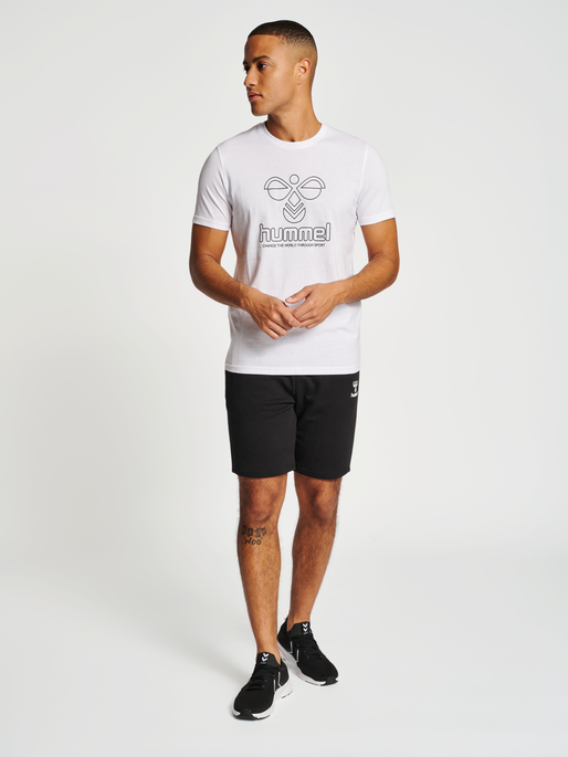 hummel ICONS GRAPHIC T-SHIRT - WHITE