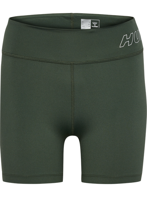 hmlTE FUNDAMENTAL MW TIGHT SHORTS, CLIMBING IVY, packshot