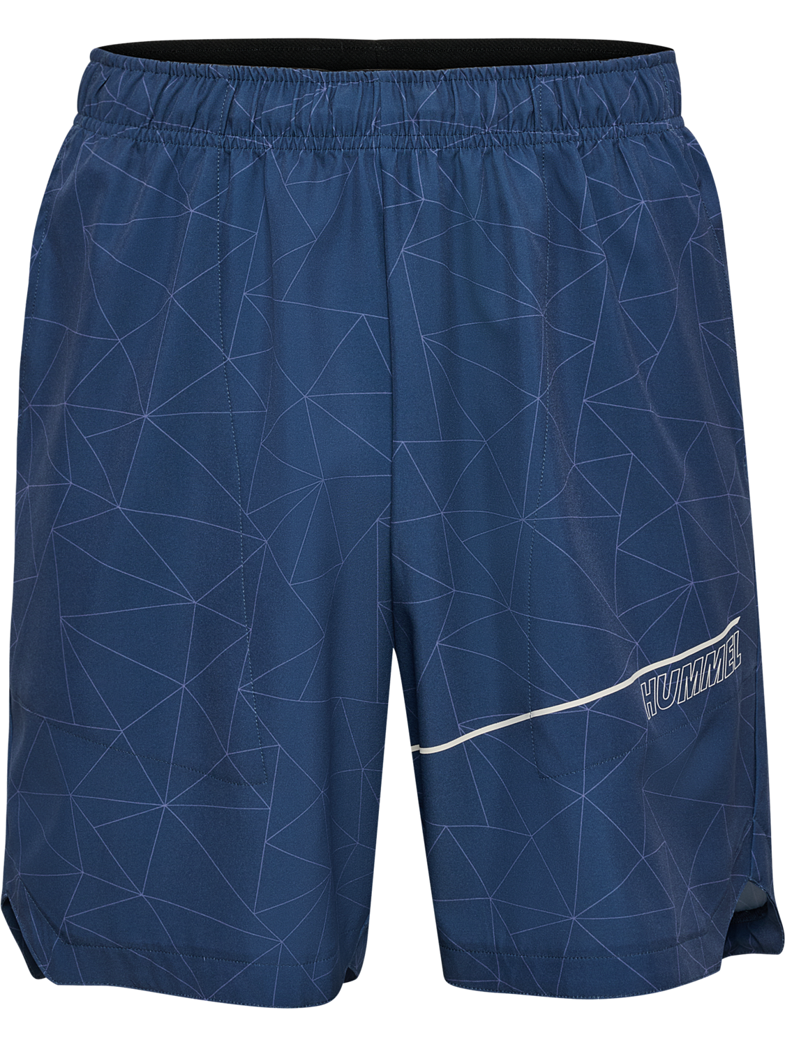 hmlCOURT AOP POCKET SHORTS, INSIGNIA BLUE, packshot