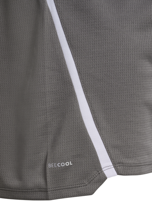 hmlLEAD 2.0 JERSEY S/S, STEEL GRAY/ASPHALT, packshot