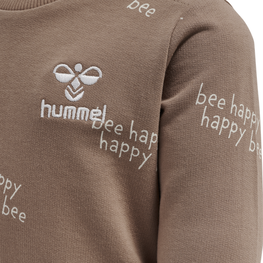 hmlDARCY SWEATSHIRT, BEAVER FUR, packshot