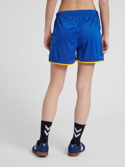 hmlAUTHENTIC POLY SHORTS WOMAN, TRUE BLUE, model