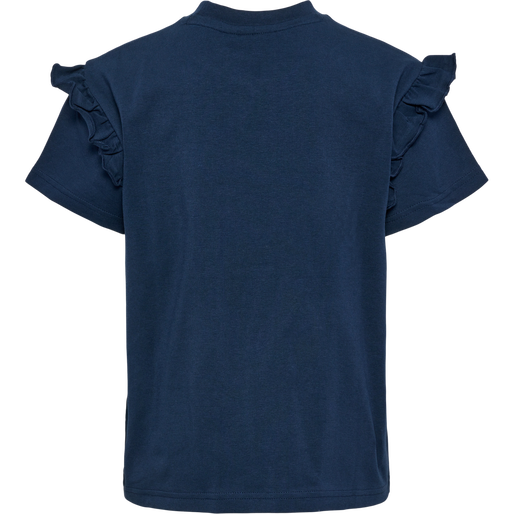 hmlVIOLET T-SHIRT S/S, DRESS BLUES, packshot