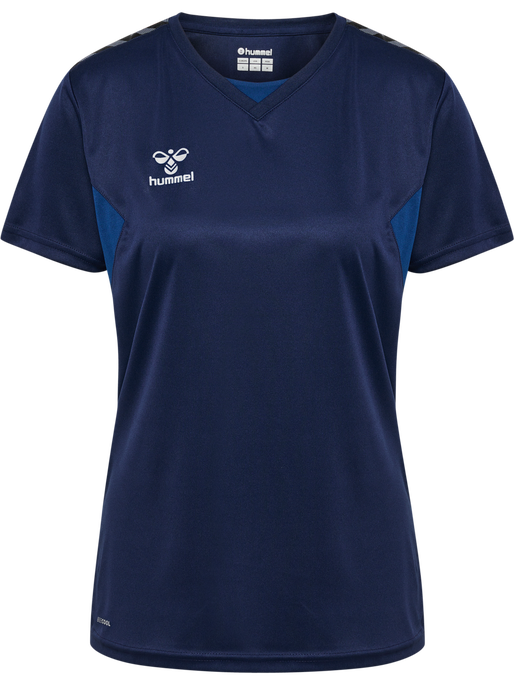 hmlAUTHENTIC PL JERSEY S/S WOMAN, MARINE hmlAUTHENTIC PL JERSEY S/S WOMAN, MARINE, packshot