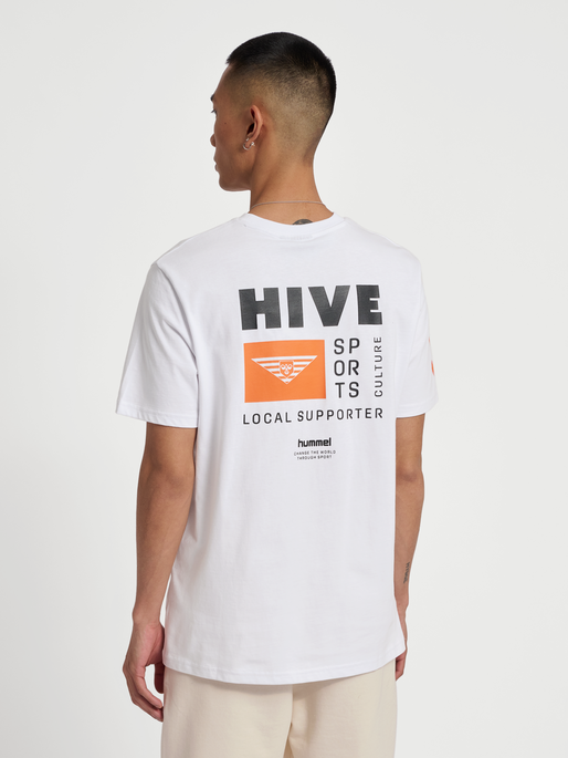 WHITE - MASON T-SHIRT hummel HIVE