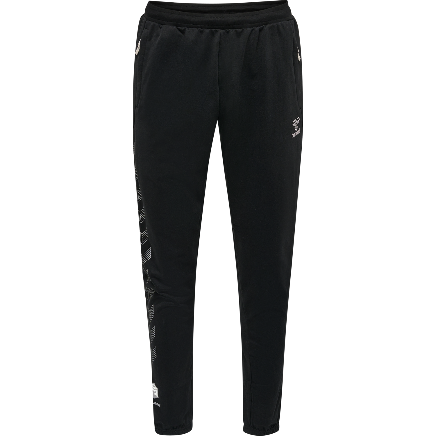 hmlMOVE GRID COTTON PANTS, BLACK, packshot