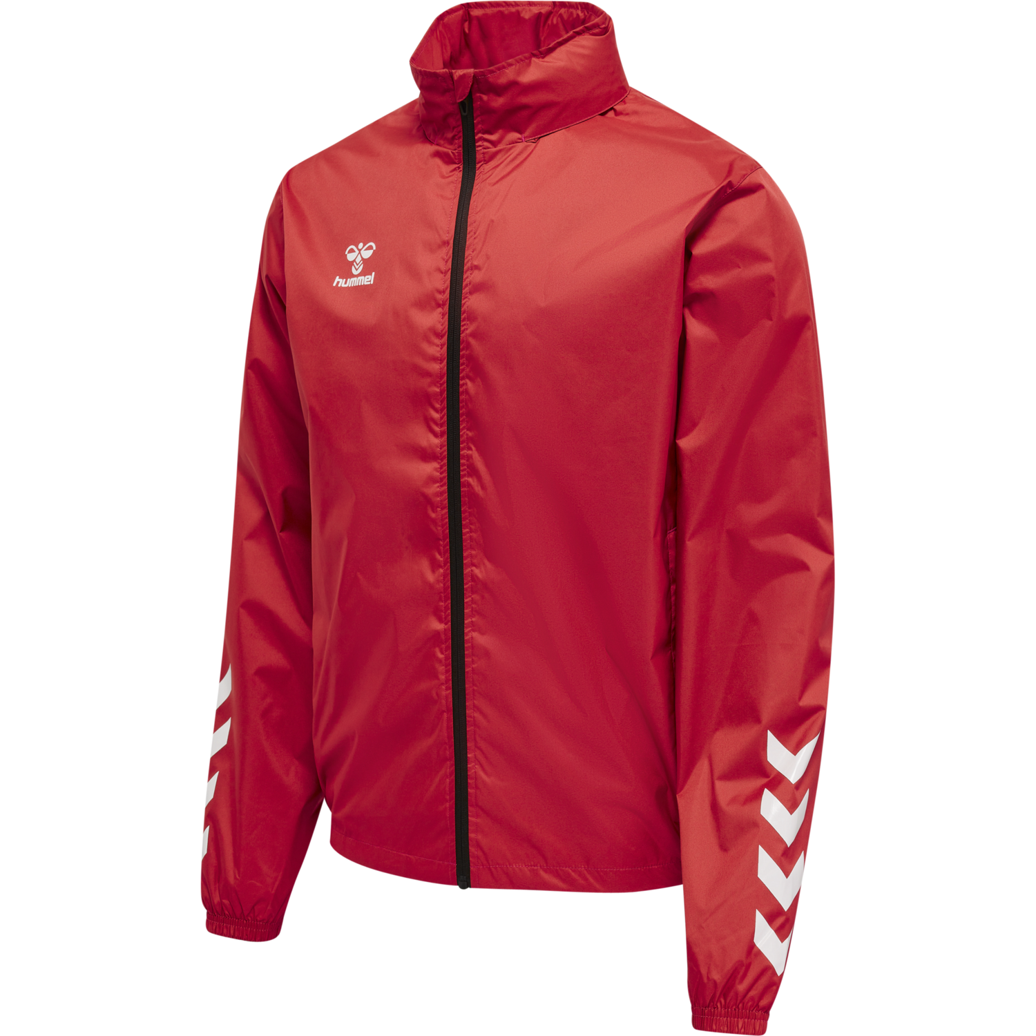 red spray jacket