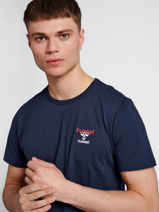 hummel IC DAYTON T-SHIRT - PEACOAT