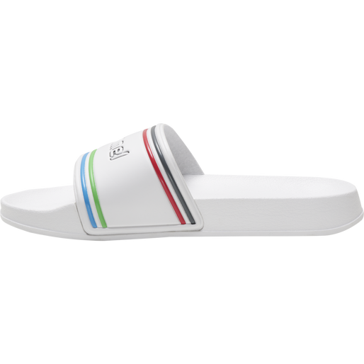 POOL SLIDE RETRO, WHITE, packshot