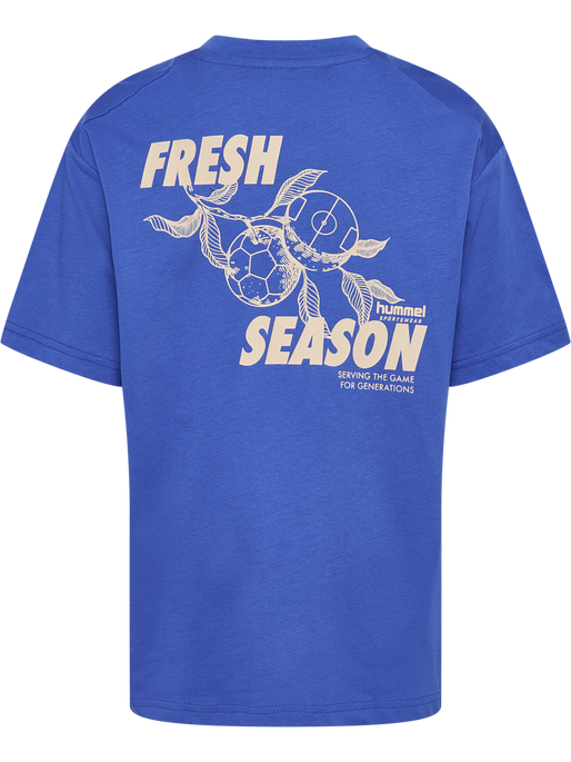 hmlJR LOOSE T-SHIRT S/S STADIUM, DAZZLING BLUE, packshot
