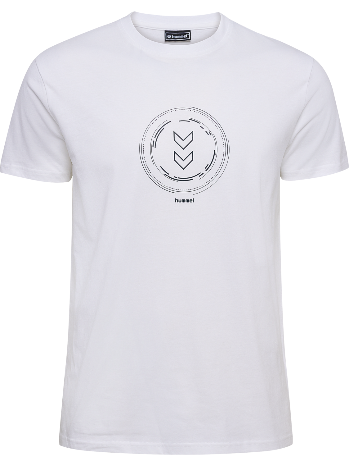 hmlACTIVE CIRCLE CO TEE S/S, WHITE, packshot