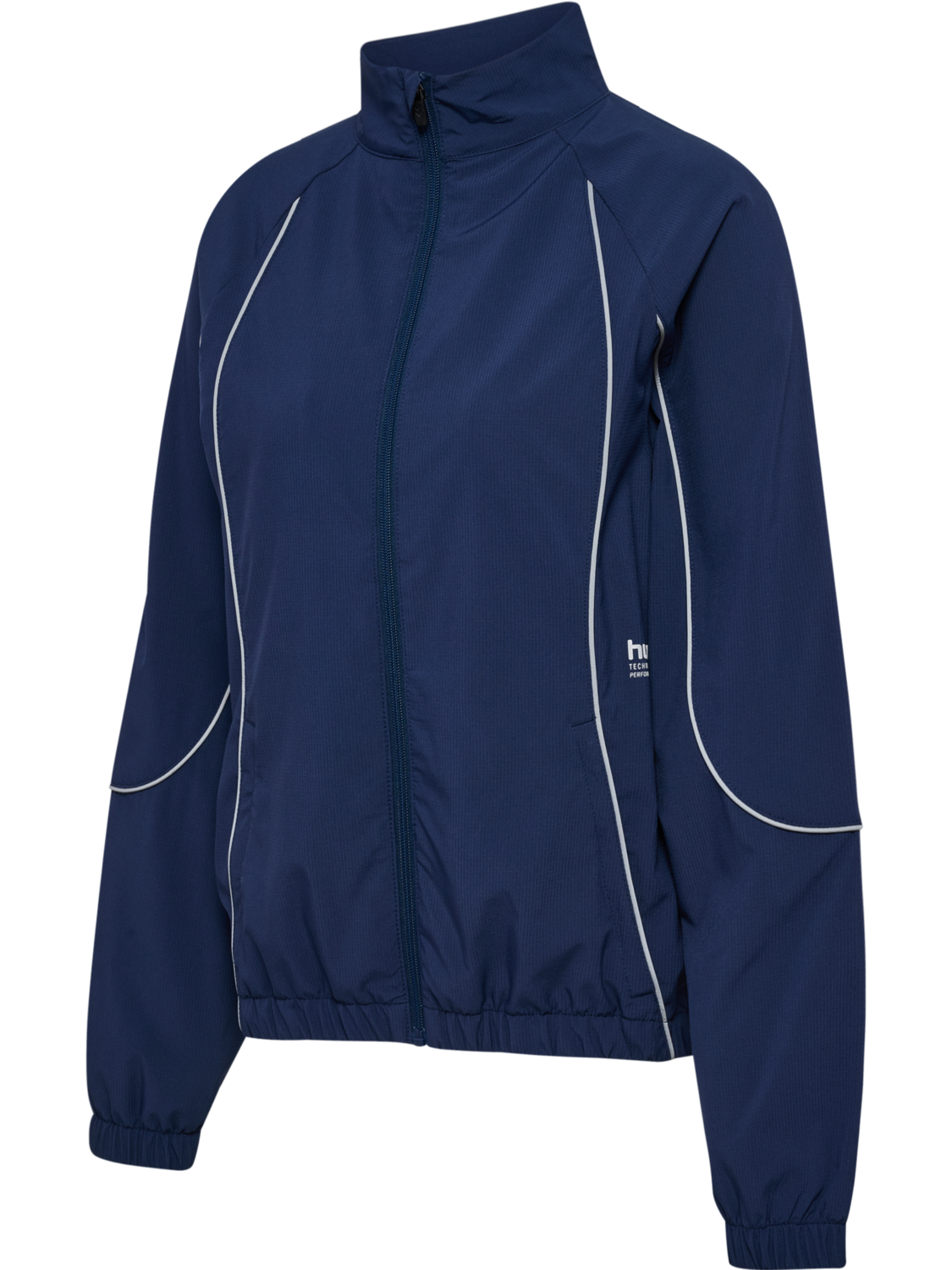 hmlPULSE WOVEN W ZIP THROUGH, DRESS BLUES, packshot