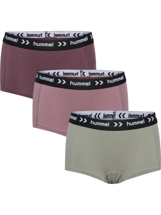 hmlNALA HIPSTERS 3 PAK, TWILIGHT MAUVE, packshot