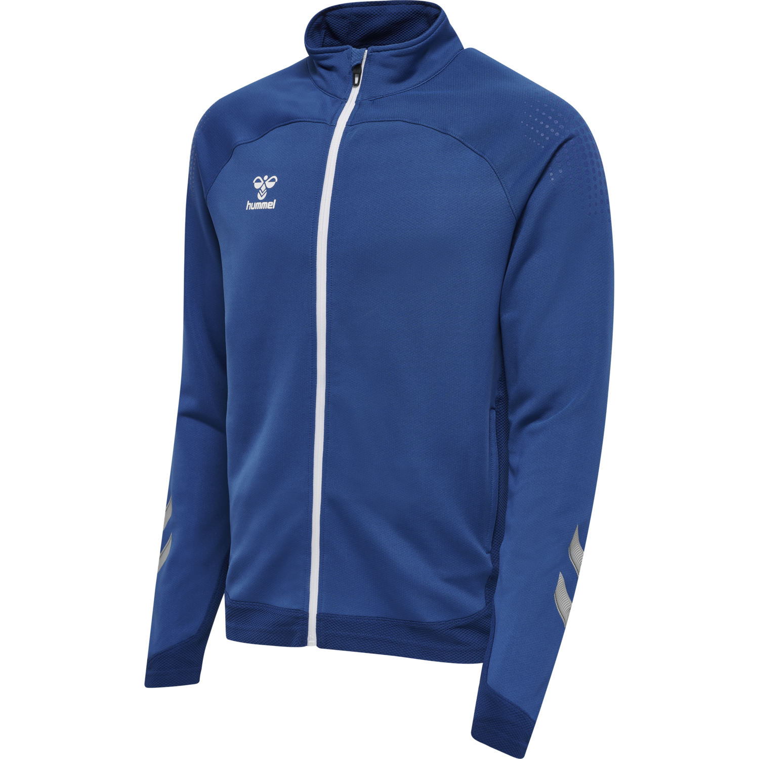 hmlLEAD POLY ZIP JACKET, TRUE BLUE, packshot