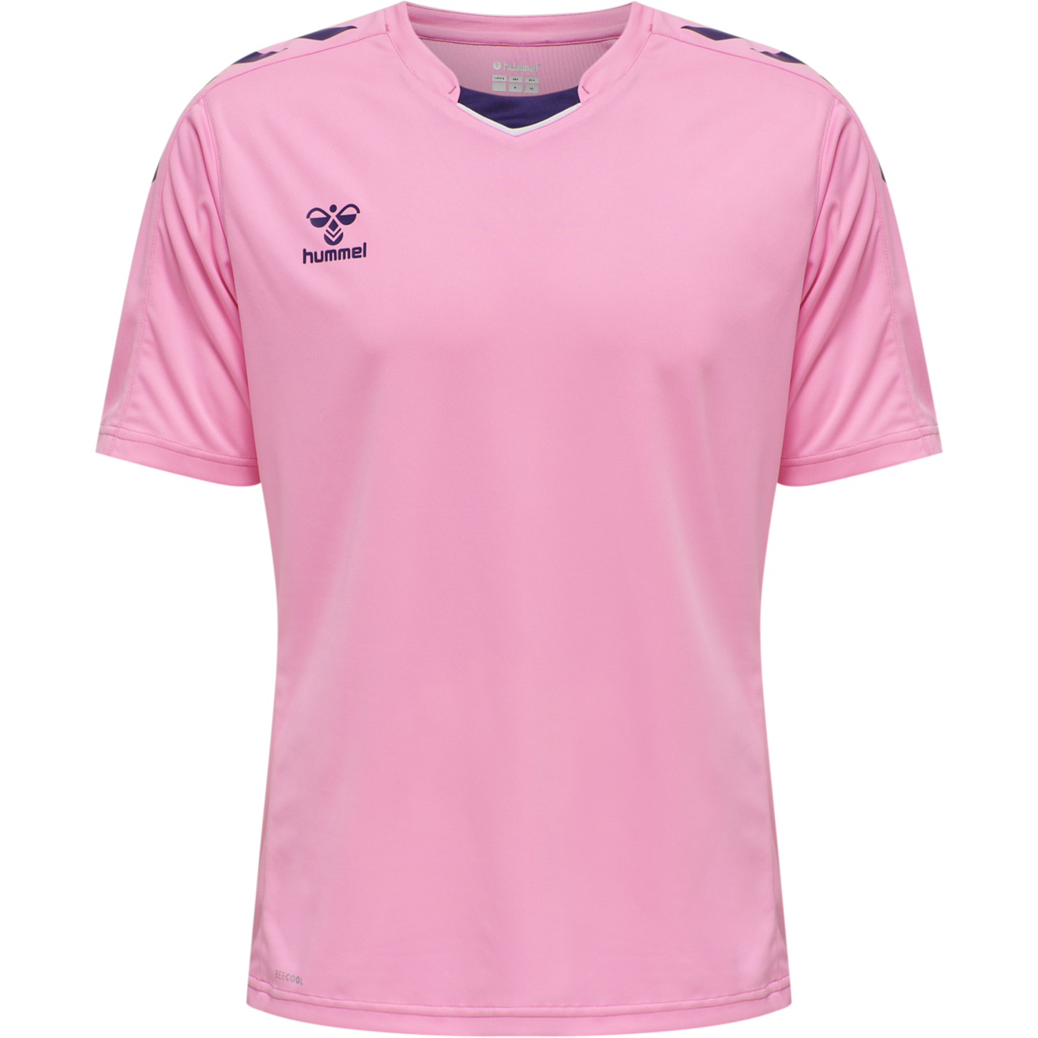 hmlCORE XK POLY JERSEY S/S, COTTON CANDY, packshot